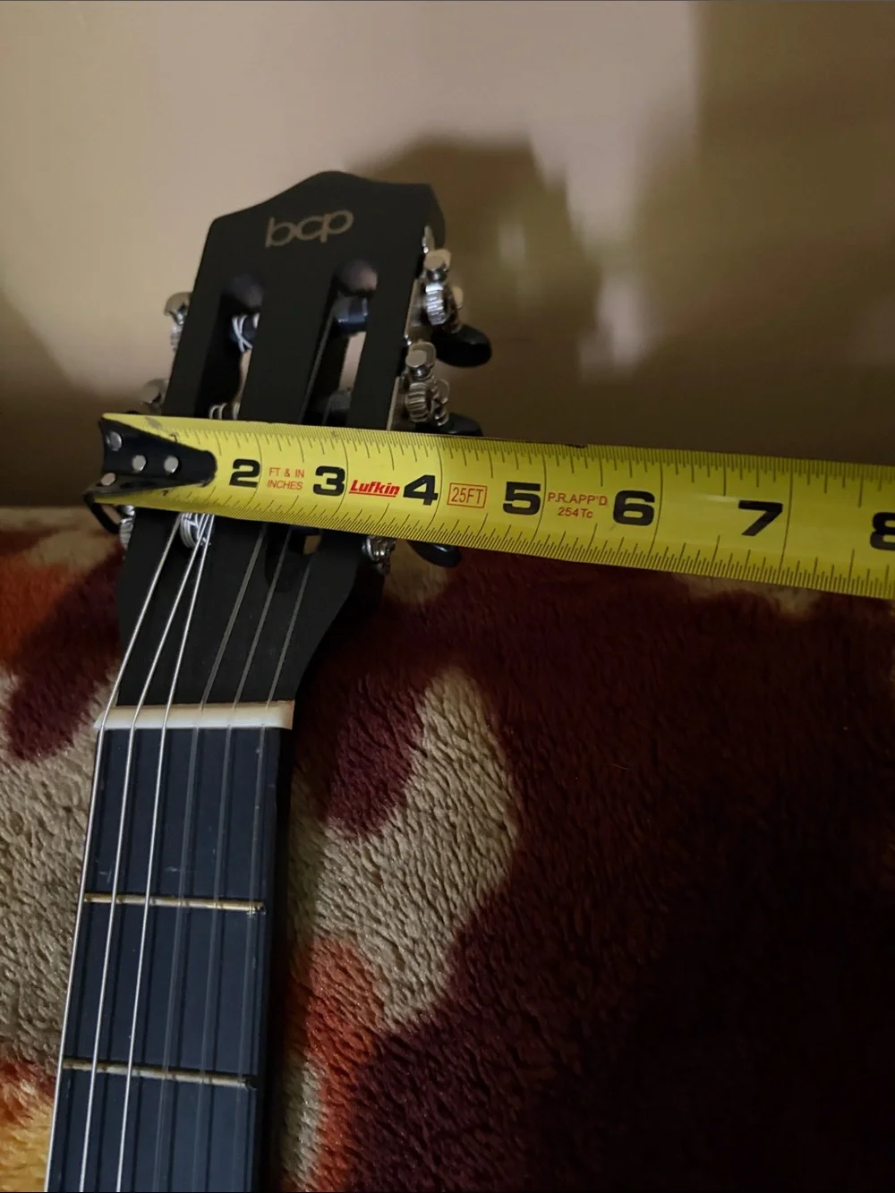 BCP Black Padded Guitar Backpack - Protective Carry Bag for Acoustic Guitars